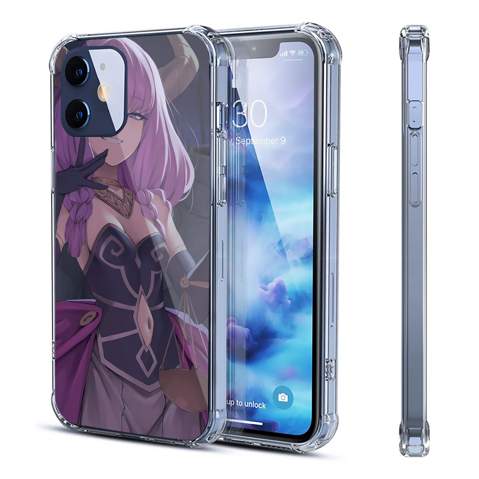 （画像用） 葬送のフリーレン Frieren 【iPhone 12シリーズ対応】透明スマホケース（クリアソフトケース）